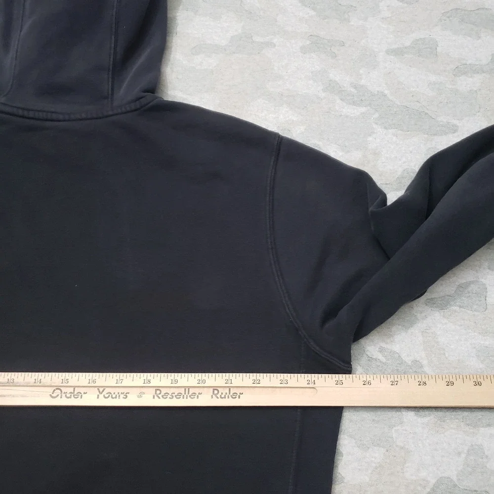 Nike Sweatshirt Men Large Black Pullover Hoodie Embroidered Logo